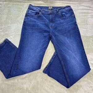 Benny Gold Straight Leg Stretch Denim Jeans Mid Wash Mens 38x32